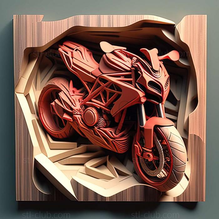 3D мадэль Ducati Hyperstrada 939 (STL)